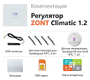 ZONT Climatic 1.2 Погодозависимый автоматический GSM / Wi-Fi регулятор (1 ГВС + 2 прямых/смесительных) с доставкой в Златоуста